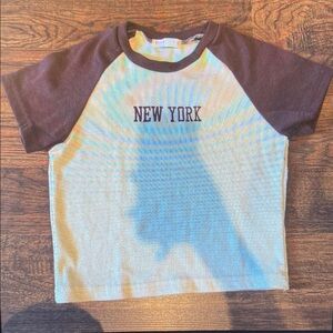 New York Graphic Women's Top - Black and White